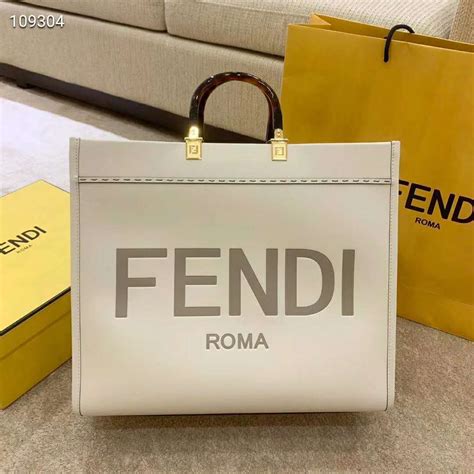 white fendi roma bag|fendi roma tote bag price.